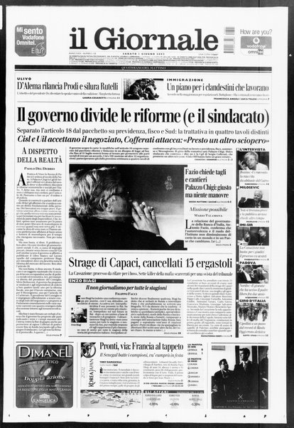 Il giornale : quotidiano del mattino